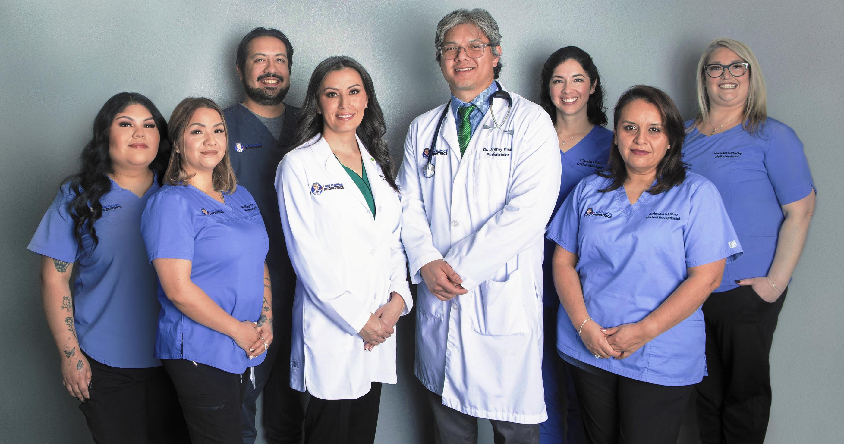 The team that cares for your children at Lake Elsinore Pediatrics
